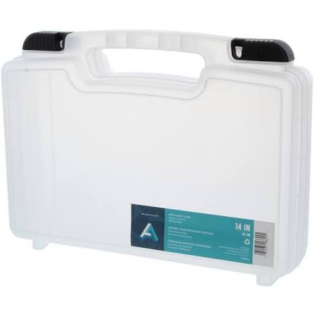 STORAGE CASE CLEAR 14"